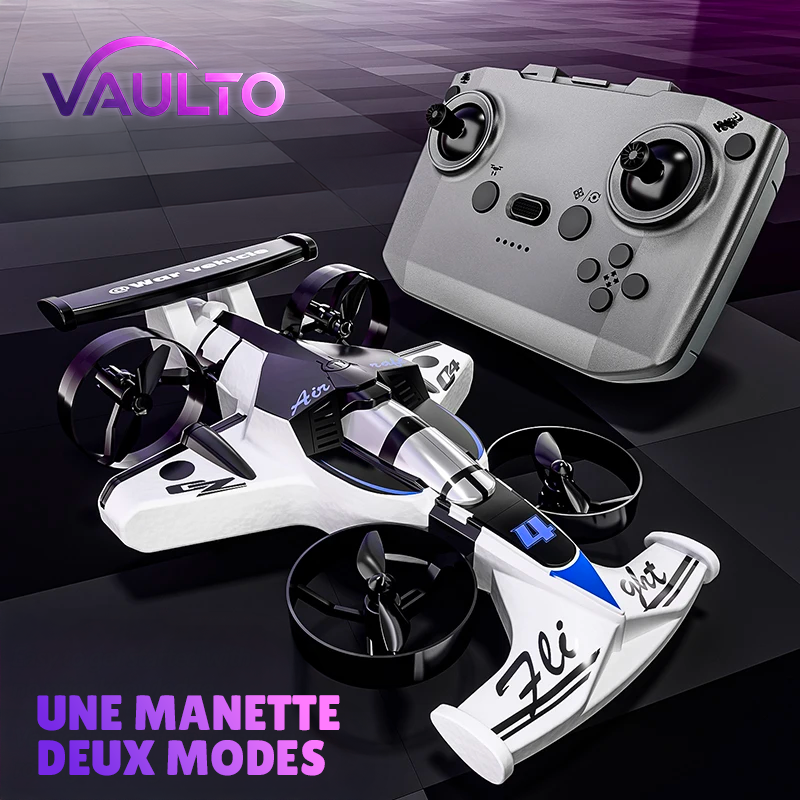 Drone 2 en 1 : Voiture et Avion Télécommandé